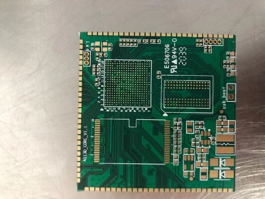 لوحة PCB للذكاء الاصطناعي بطبقات 4 مع فتحات مخددة من 3 جوانب