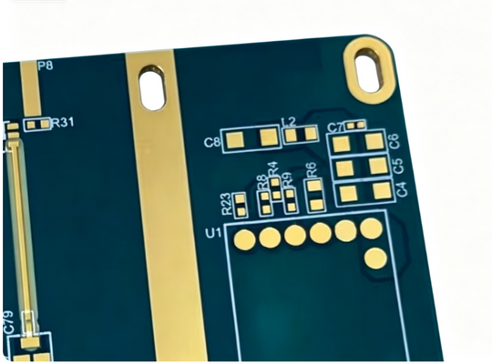 FR408HR Multilayer Printed Circuit Board 1.6mm Thick 6 Layer Blue Solder Mask PCB