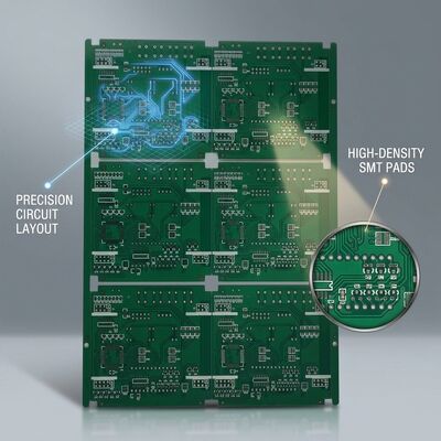 النحاس الثقيل 2 أوقية لوحة PCB ذات طبقة واحدة محرك LED إمدادات الطاقة النموذج الأول سريع